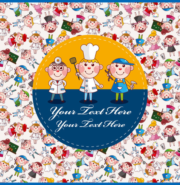 Cartoon industry villain - vector material