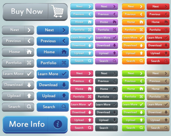 The website button 01 - vector material