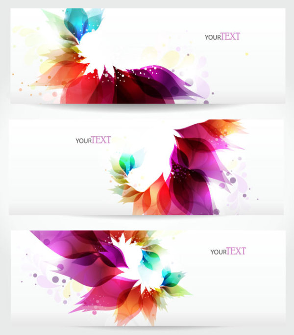 Dynamic the trend banner 01 - vector material