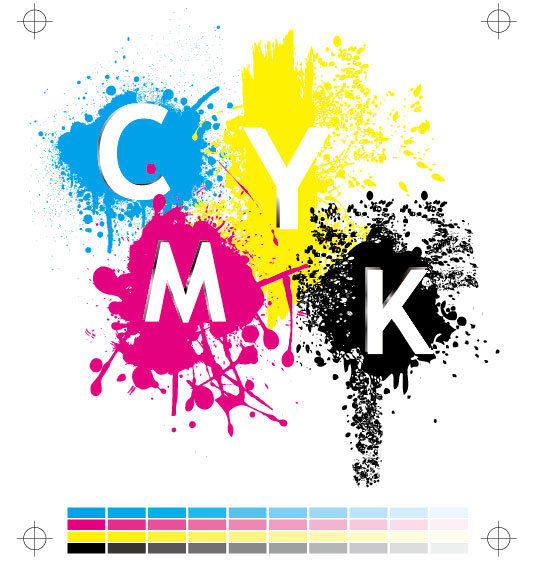 CMYK color 06 - vector material