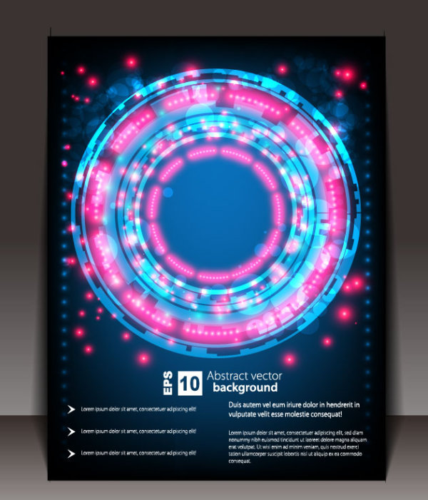 Fashion cover design 02 - vector material