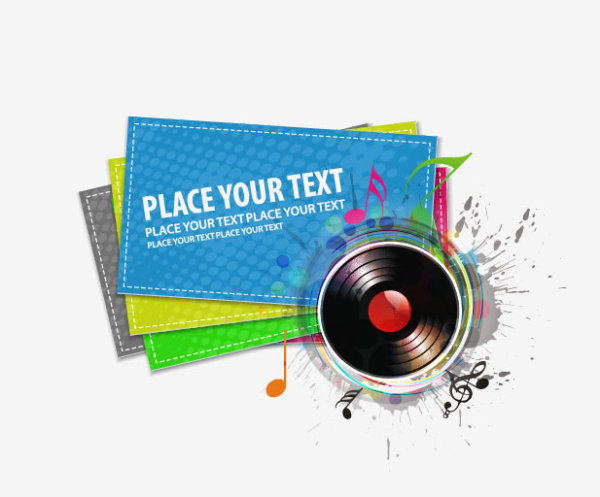 Tide card 03 - vector material