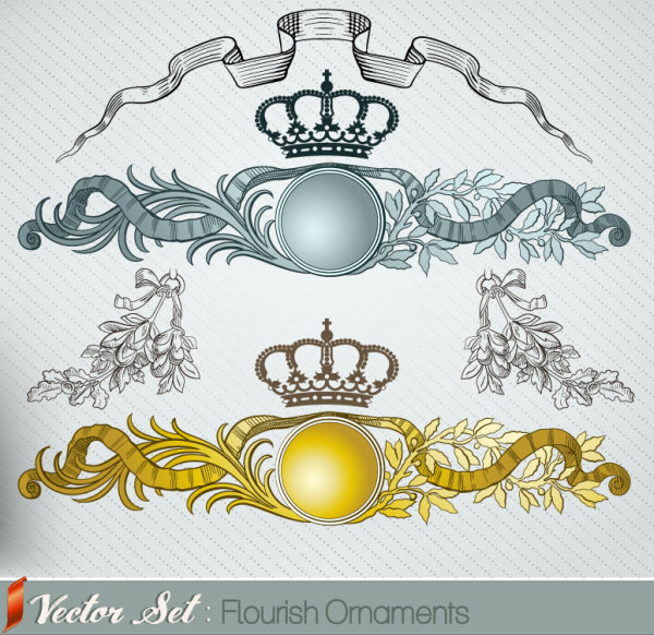 Classic retro pattern 03 - vector material