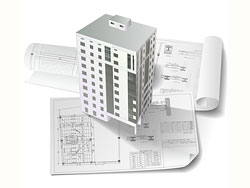Housing construction drawings 05 - vector material
