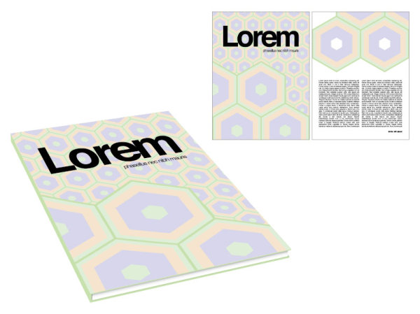 Cover the trend template 04 - vector material