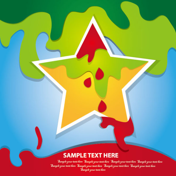 Beautifully stickers labels 03 - vector material