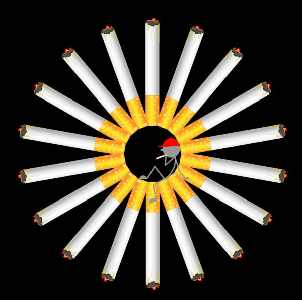 Cigarette 02 - vector material