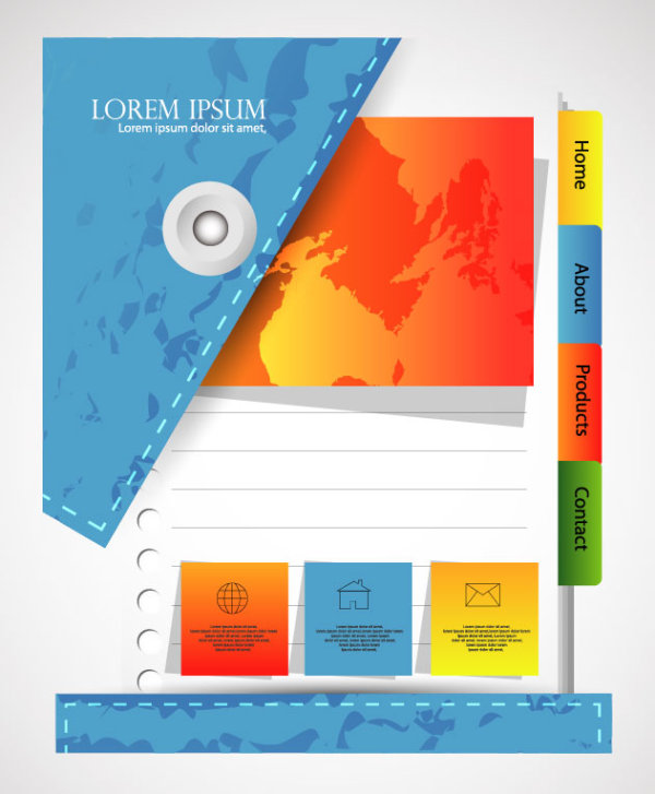 Fashion label stickers 02 - vector material