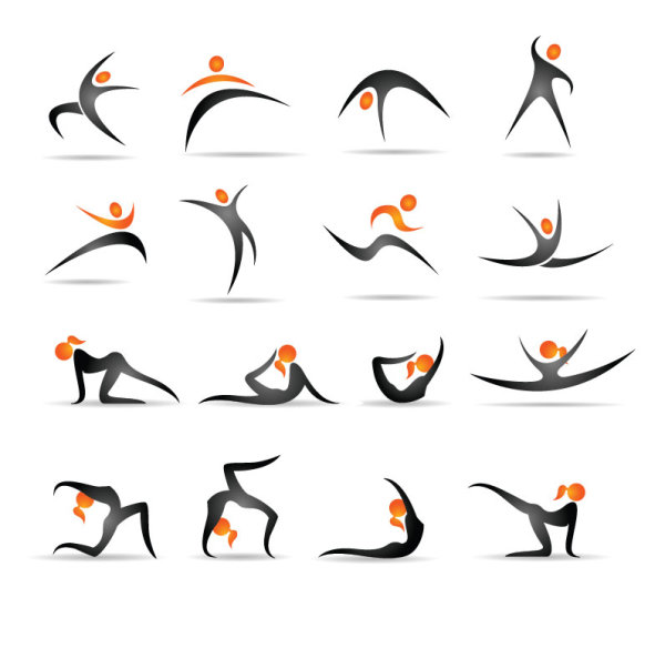 Gymnastics demonstration 01 - vector material