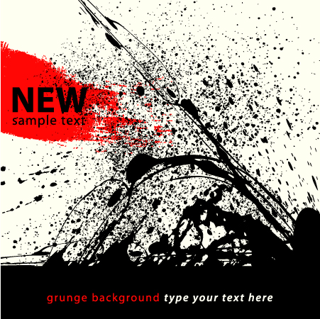 Ink trend vector material