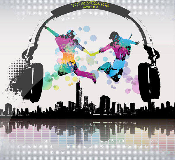 Music City trend vector material