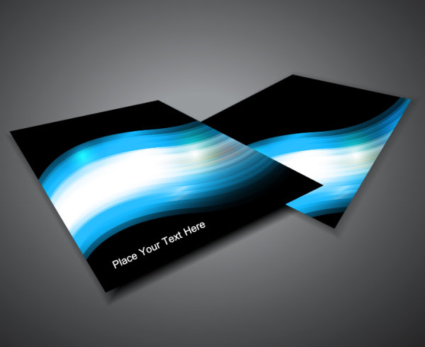 The trend of business cards 04 - vector material