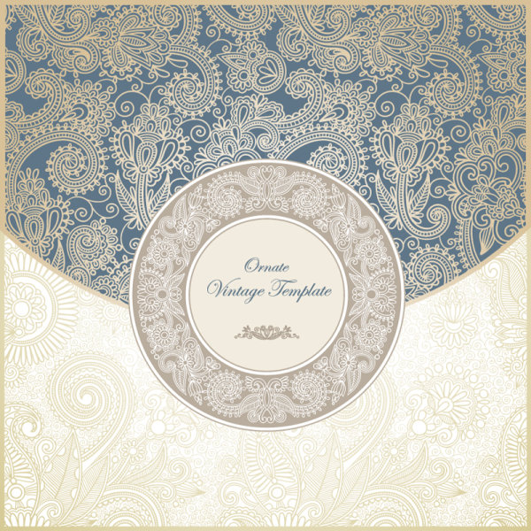 Classic retro label 02 - vector material