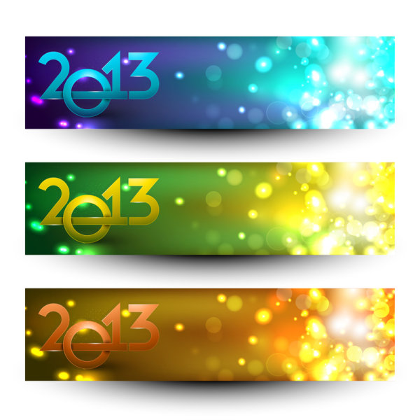 New Year banner 02 - vector material