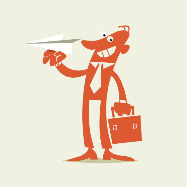 Cartoon image 02 - vector material