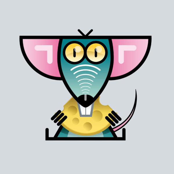 Cartoon mouse - vector material