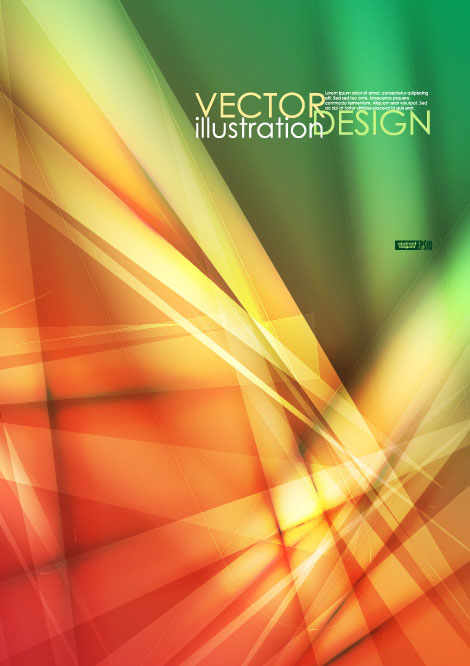 Gorgeous dynamic flare background 01 - vector material