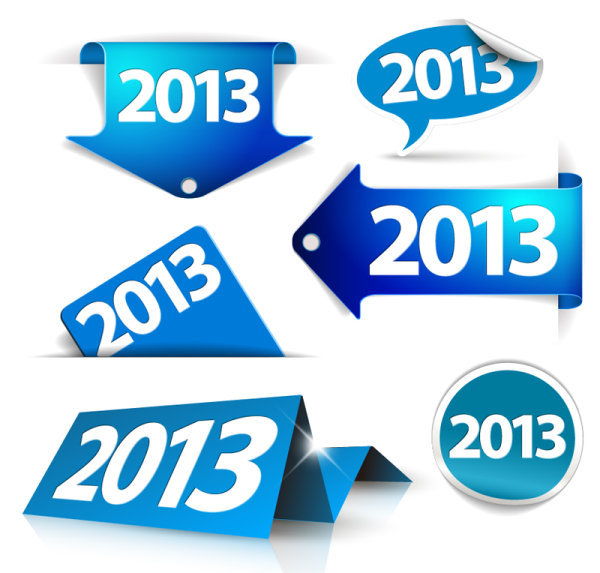 2013 fashion label 01 - vector material