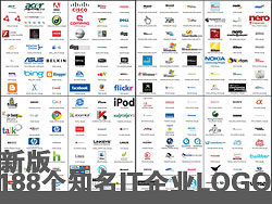 188 well-known IT companies LOGO Daquan vector material