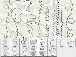 Beautiful high-definition line brush