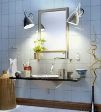 The toilet wash station 3D model