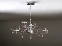 Continental simple 3D model of the crystal chandelier