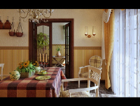 The pastoral style restaurant 3D models