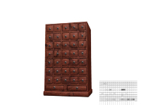 Classic wooden medicine cabinet