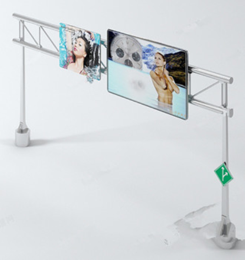 Street advertising sign 3d models