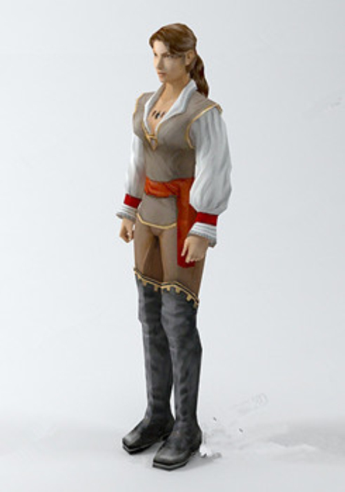 Foreign woman model figures