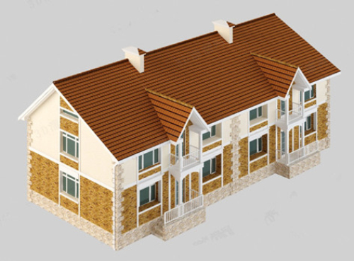 Residential villas model download
