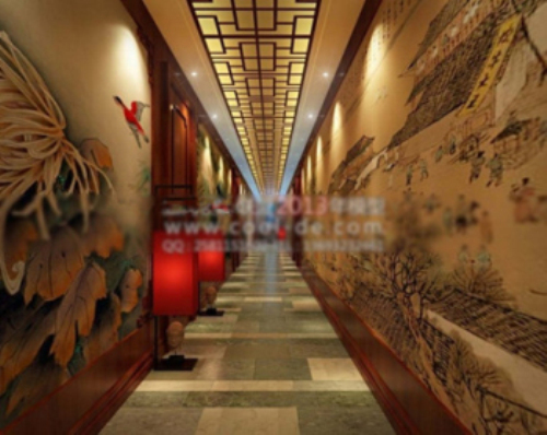 Chinese antiquity corridor 3d models