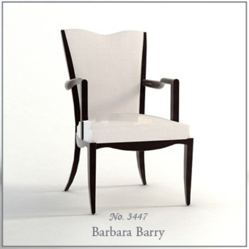 Black and white with chair 3d model