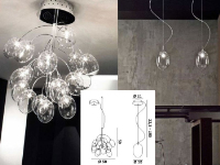 European creative personality, crystal chandeliers