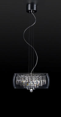 3D model of the ultra-modern crystal chandeliers