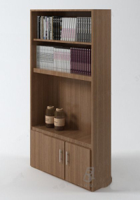 Brown bookcase model