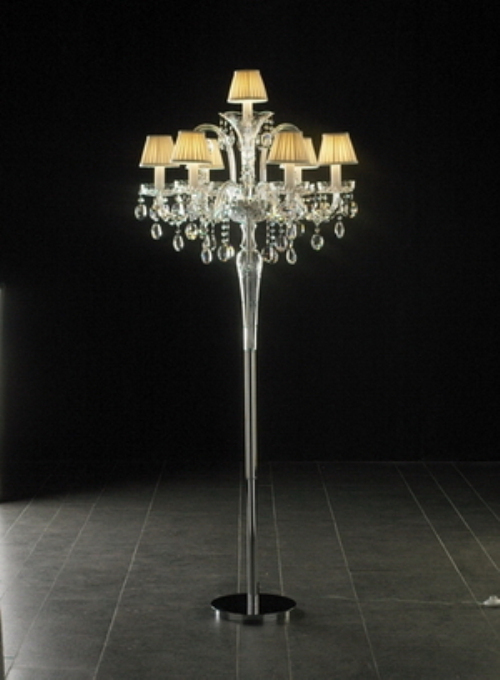 Crystal floor lamp 3D models