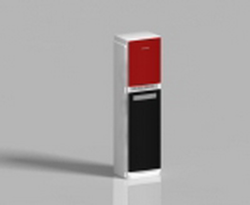 Small red and white vertical air 3D models