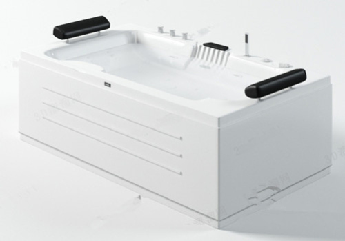 Fresh, clean bathtub model