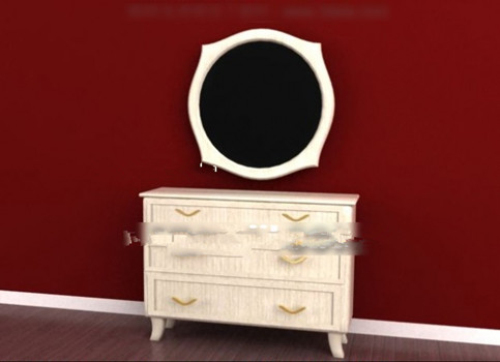 3d model of beauty dresser