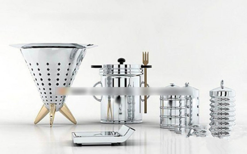 3d model alloy tableware