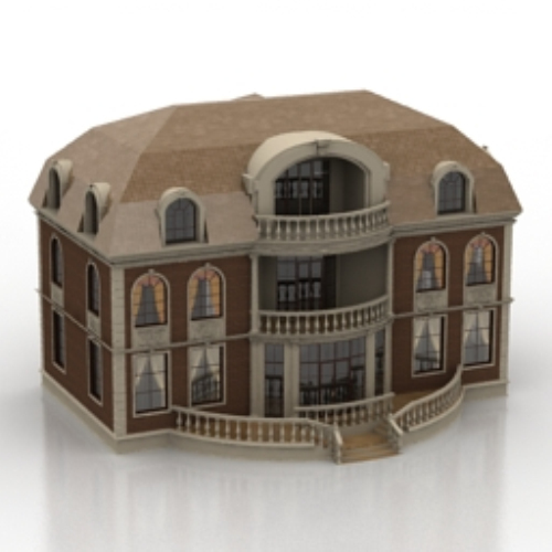 European manor 3D models