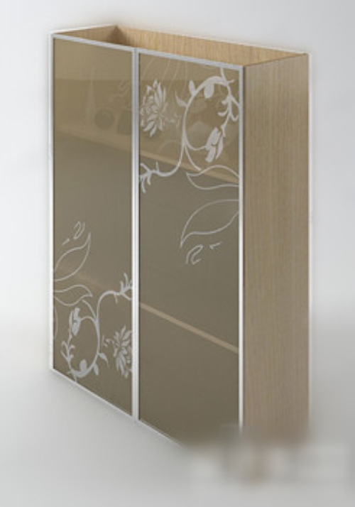 3d model of the classical pattern wardrobe
