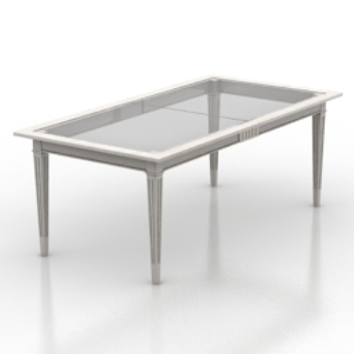 Transparent table tennis table model