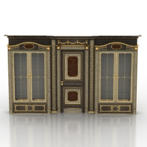 European luxury door decoration model
