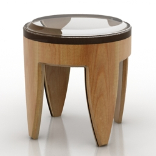 3d model wooden table