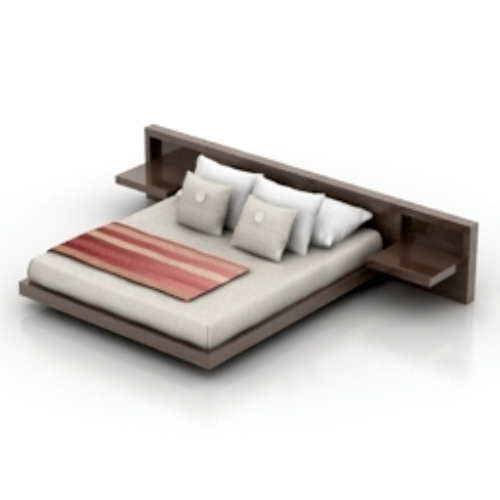 a group of the whole wood bed sharing model