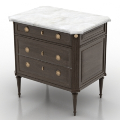 Classical nightstand model