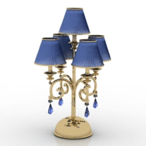 blue fine hotel lamp model