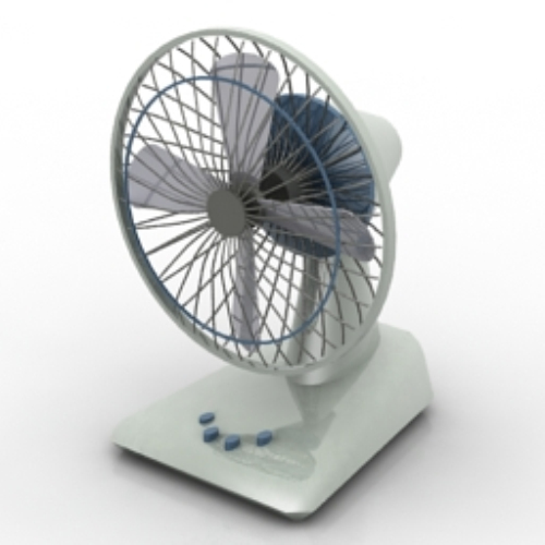 3d desktop fan models